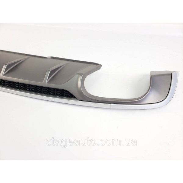 Диффузор в стиле Audi A5 F5 S-Line на Audi A4 B9 2015-2019 год ( S-Line Бампер )