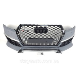 Передний бампер в стиле RS на Audi Q7 4M 2015-2020 год
