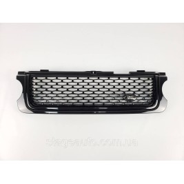 Решетка радиатора на Range Rover Vogue L322 2009-2013 год Черная