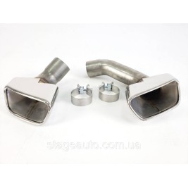 Насадки на выхлопные трубы BMW X5 F15 2013-2018 год ( M Sport Paket )