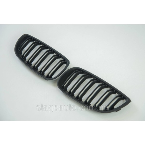 Ноздри на BMW 3 Series E92 / E93 2006-2010 год Черные Матовые ( Двойные M-Look )