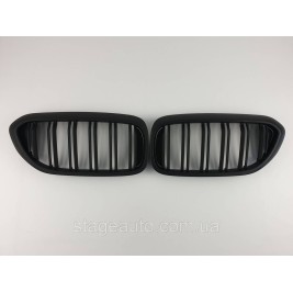 Ноздри на BMW 5 Series G30 / G31 / F90 2017-2020 год Черные Матовые ( Двойные M-Look )