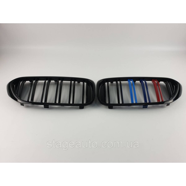 Nostrils for BMW 5 Series G30/ G31/ F90 2017-2020 year M-color ( Double M-Look)