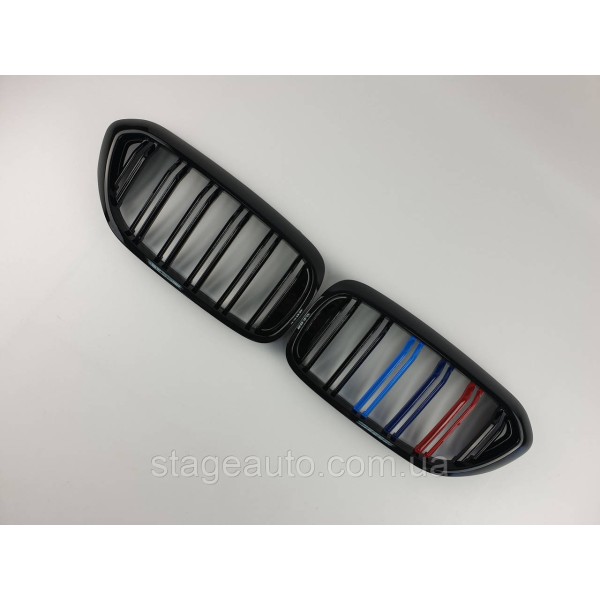 Nostrils for BMW 5 Series G30/ G31/ F90 2017-2020 year M-color ( Double M-Look)