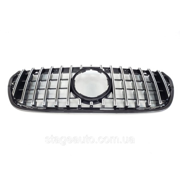 Решетка радиатора на Mercedes X-Class X470 2017-2020 года Chrome Black ( GT Panamericana )