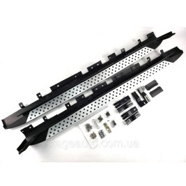 Боковые подножки ( пороги ) на BMW X3 F25 2010-2017 год (V1)