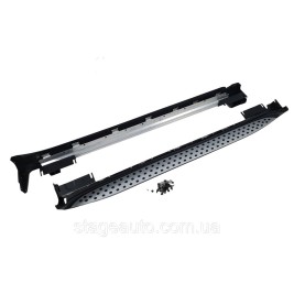 Боковые подножки ( пороги ) на Mercedes ML-Class W164 2005-2011 год