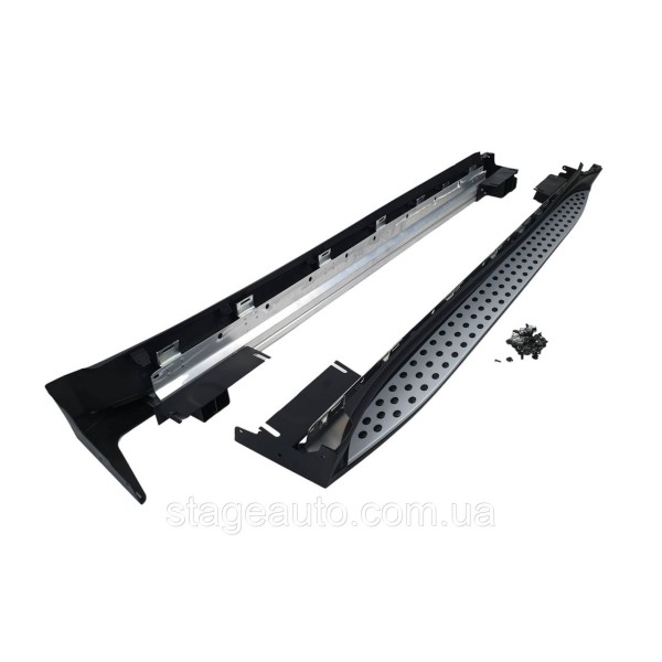 Боковые подножки ( пороги ) на Mercedes ML-Class W164 2005-2011 год
