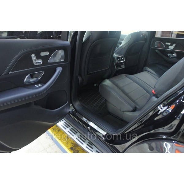 Боковые подножки ( пороги ) на Mercedes GLE-Class W167 2019-2022 год
