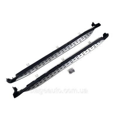 Бічні підніжки (пороги) на Mercedes GLS-Class X166 2015-2019 рік