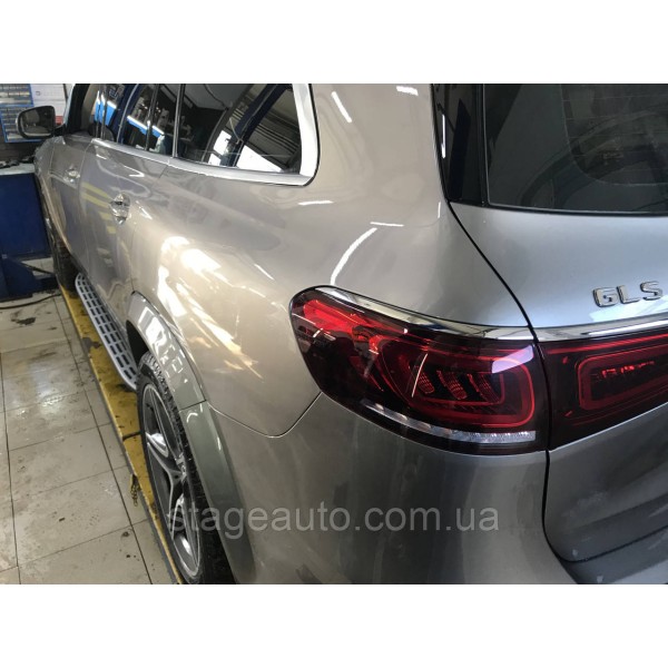 Боковые подножки ( пороги ) на Mercedes GLS-Class X167 2019-2020 год