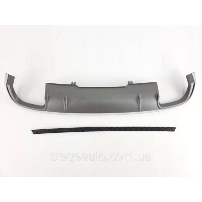 Дифузор S-Line на Audi A4 B9 2015-2019 ( Звичайний бампер)