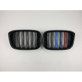 Ноздри на BMW X4 G02 2018-2021 год M-color ( Двойные M-Look )