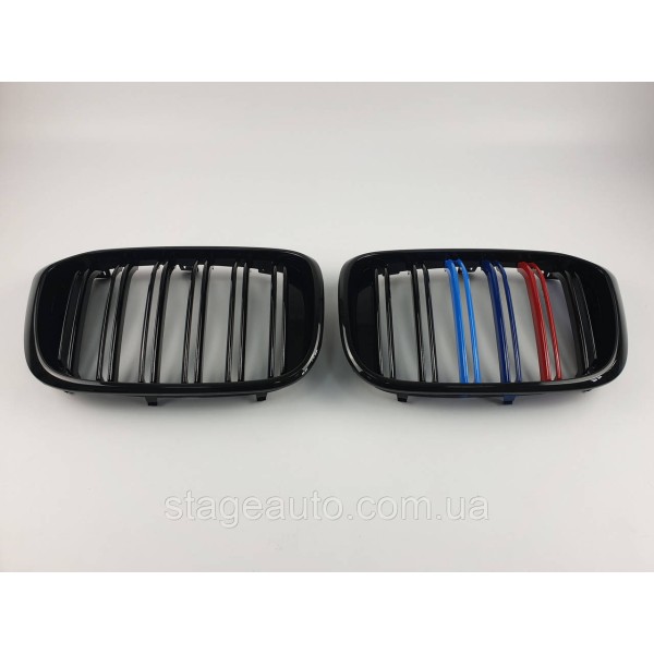 Ноздри на BMW X4 G02 2018-2021 год M-color ( Двойные M-Look )