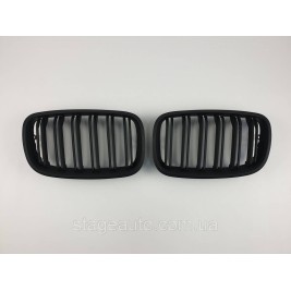 Ноздри на BMW X6 E71 2008-2014 год Черные Матовые ( Двойные M-Look )