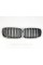Ноздри на BMW X6 E71 2008-2014 год Черные Глянцевые Хром Рамка ( Двойные M-Look )