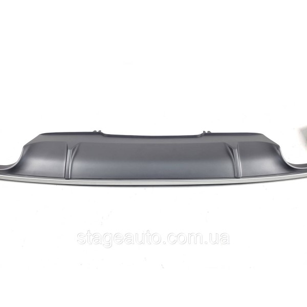 Диффузор в стиле S-Line на Audi A4 B9 2015-2019 год ( S-Line бампер )