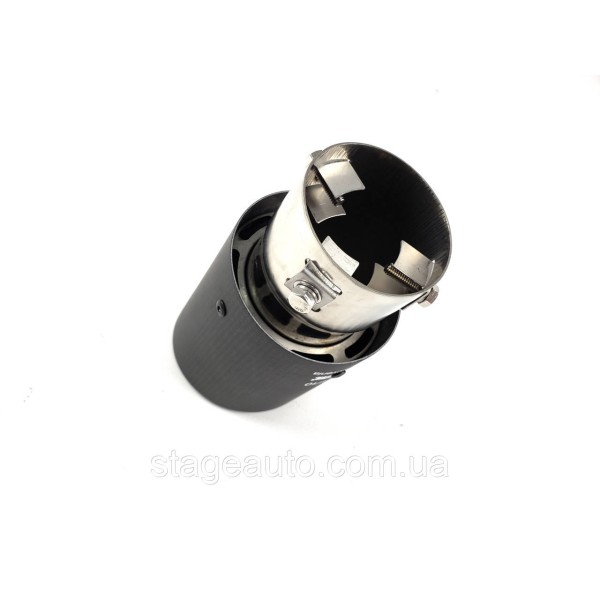 Карбоновая насадка на выхлоп Akrapovich V2 ( матовая 63mm to 89mm WH-0306(89) )