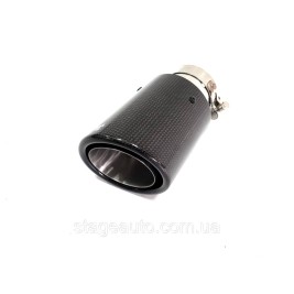 Карбоновая насадка на выхлоп Akrapovich ( глянцевая 63mm to 89mm WH-0308(89) )