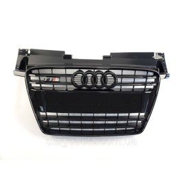 Решетка радиатора Audi TT 2010-2014год Черная (в стиле S-Line)