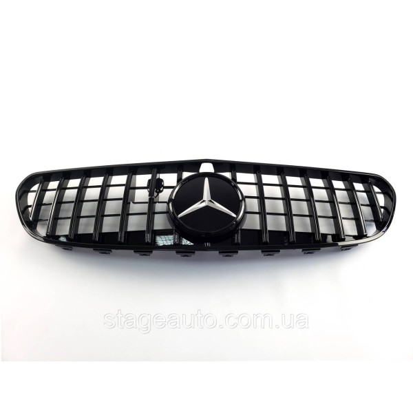 Решетка радиатора на Mercedes S-Class Coupe C217 2017-2020 год GT Panamericana ( Черная )