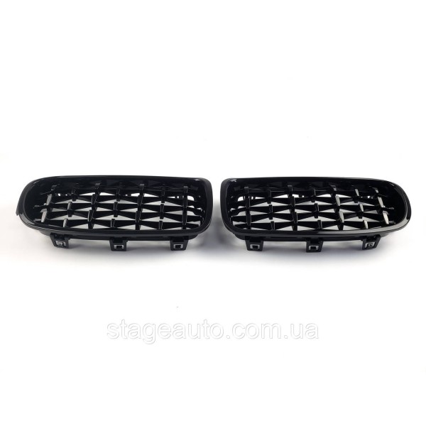 Ноздри на BMW 3 Series F30 / F31 / F35 2012-2018 год Diamond All Black