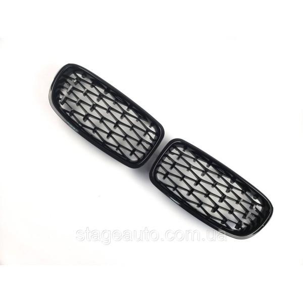 Ноздри на BMW 3 Series F30 / F31 / F35 2012-2018 год Diamond All Black