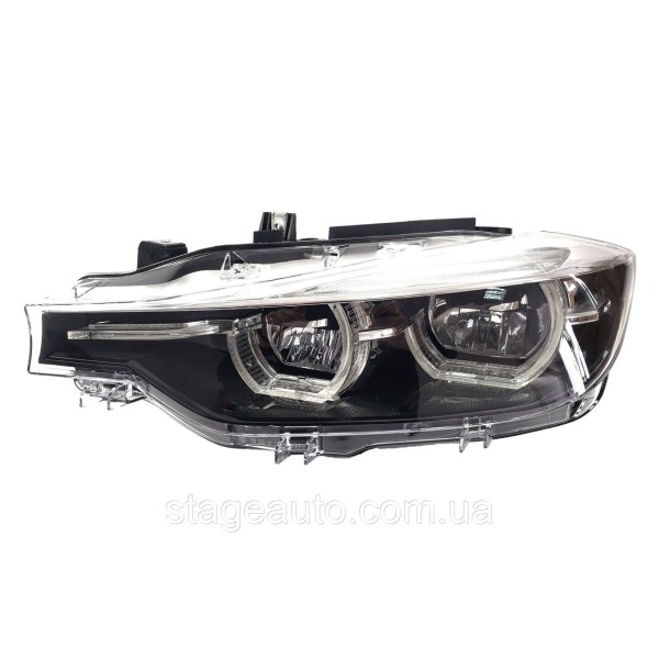 Передние фары BMW 3 Series F30 2015-2018 года ( Full Led Black )