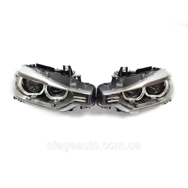 Передние фары Xenon no adaptive на BMW 3 Series F30 2015-2019 год ( Европа )