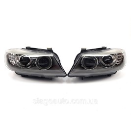 Передние фары BMW 3 Series E90 / E91 2008-2012год Xenon ( Европа )