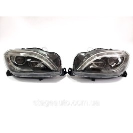 Передние фары Bi-Xenon на Mercedes ML-Class W166 2011-2015 год ( Европа )
