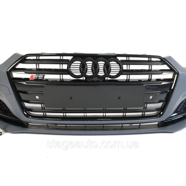 Передний бампер в стиле S-Line на Audi A5 F5 2016-2020 год
