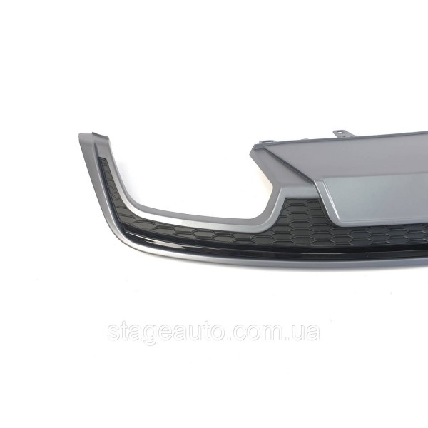 Диффузор в стиле S-Line на Audi A7 4G8 2014-2017 год ( Обычный бампер )