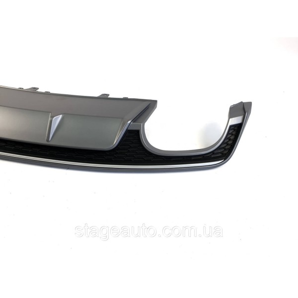 Диффузор в стиле S-Line на Audi A7 4G8 2014-2017 год ( S-Line бампер )