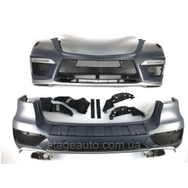 Комплект обвеса AMG63 на Mercedes ML-Class W166 2011-2015 год