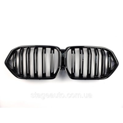 Ноздрі на BMW X6 G06 2019-2020 рік Чорні Глянцеві ( Подвійні M-Look )