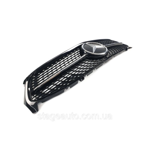 Решетка радиатора на Mercedes CLA-Class C118 2019-2022 года Diamond Black