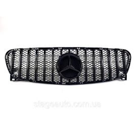 Решетка радиатора на Mercedes GLA-Class X156 2013-2017 год GT Panamericana ( Черная )