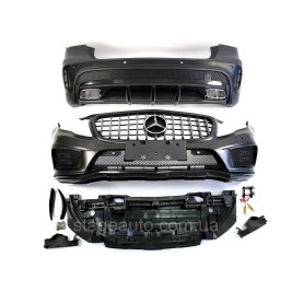 Комплект обвеса на Mercedes GLA-Class X156 2013-2019 года ( в стиле GLA45 AMG )