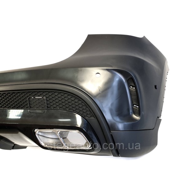 Задний бампер на Mercedes GLA-Class X156 2013-2019 год ( в стиле GLA45 AMG )