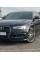 Решетки переднего бампера в стиле S-Line на Audi A6 C7 2014-2018 года Черные с хром вставкой