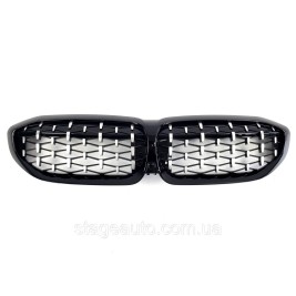 Ноздри на BMW 3 Series G20 / G21 2018-2020 год Diamond Silver