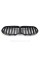 Ноздри на BMW X1 F48 2019-2021 год Черные Матовые ( Двойные M-Look )