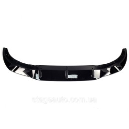 Диффузор переднего бампера на BMW 7 Series G11 / G12 2015-2021 год ( Черный глянец )