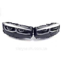 Передние фары с блоками Full Led Adaptive на BMW 7 Series G11 / G12 2019-2021 года