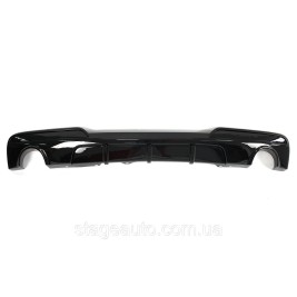 M-Performance rear bumper diffuser for BMW 5 Series F10 2010-2017 ( for single outlets )