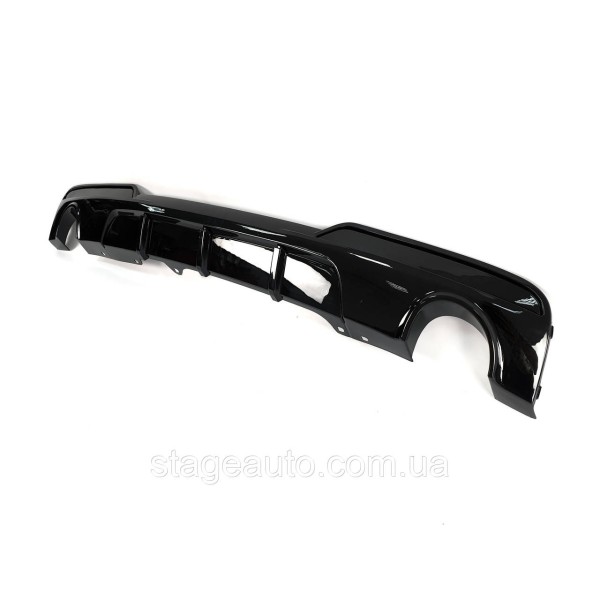 M-Performance rear bumper diffuser for BMW 5 Series F10 2010-2017 ( for single outlets )