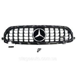 Решетка радиатора на Mercedes E-Class W213 2020-2021 год GT Panamericana ( Черная )