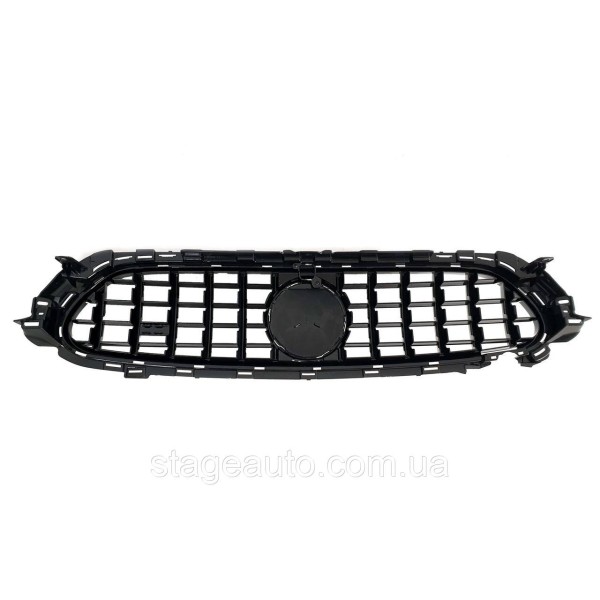 Решетка радиатора на Mercedes E-Class W213 2020-2021 год GT Panamericana ( Черная )
