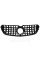 Решетка радиатора на Mercedes V-Class W447 2020-2023 года ( GT Chrome Black ) AMG